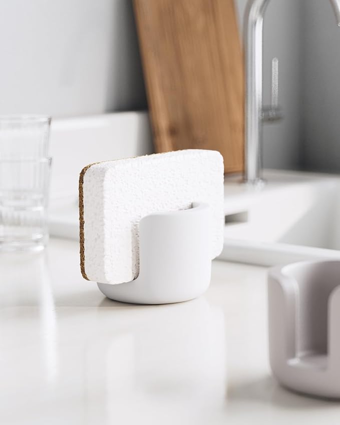 Diatomite Sponge Holder for Kitchen Sink, Quick Dry Diatomaceous Earth Compact