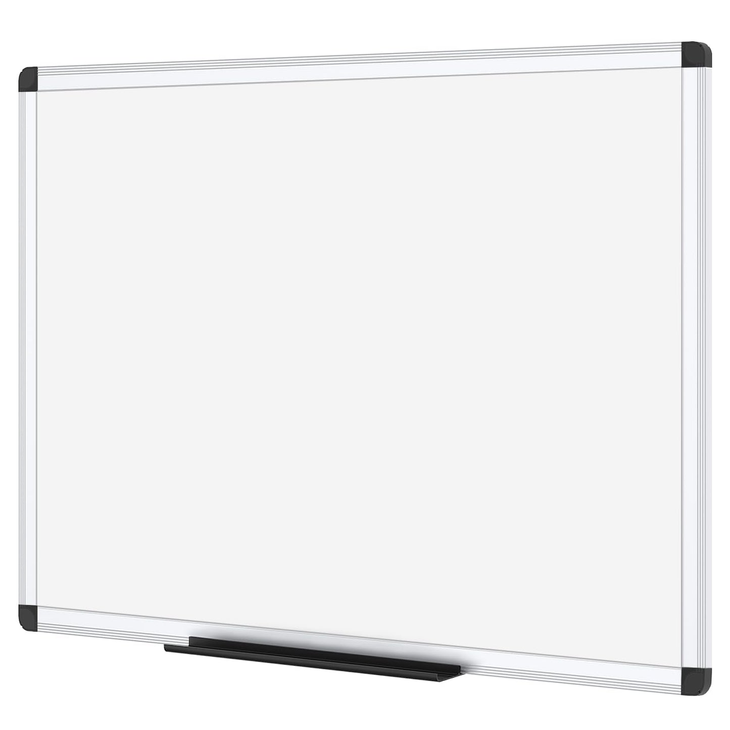 VIZ-PRO Magnetic Whiteboard Silver Aluminium Frame, W90xH60CM