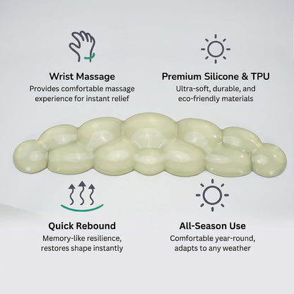 Ultimate Cute Ergonomic Wrist Rest – Instant Relief, Cloud-Like Comfort, Premium Silicone & TPU, Ultra-Soft, Durable, Gift-Boxed for Office, Study, Gaming & More
