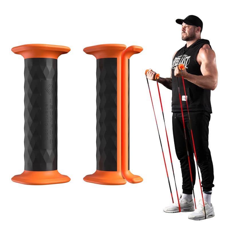 LECARDIO Handles for Resistance Bands, for Pull Up Assistance Bands, Protect Your Hands from Injury