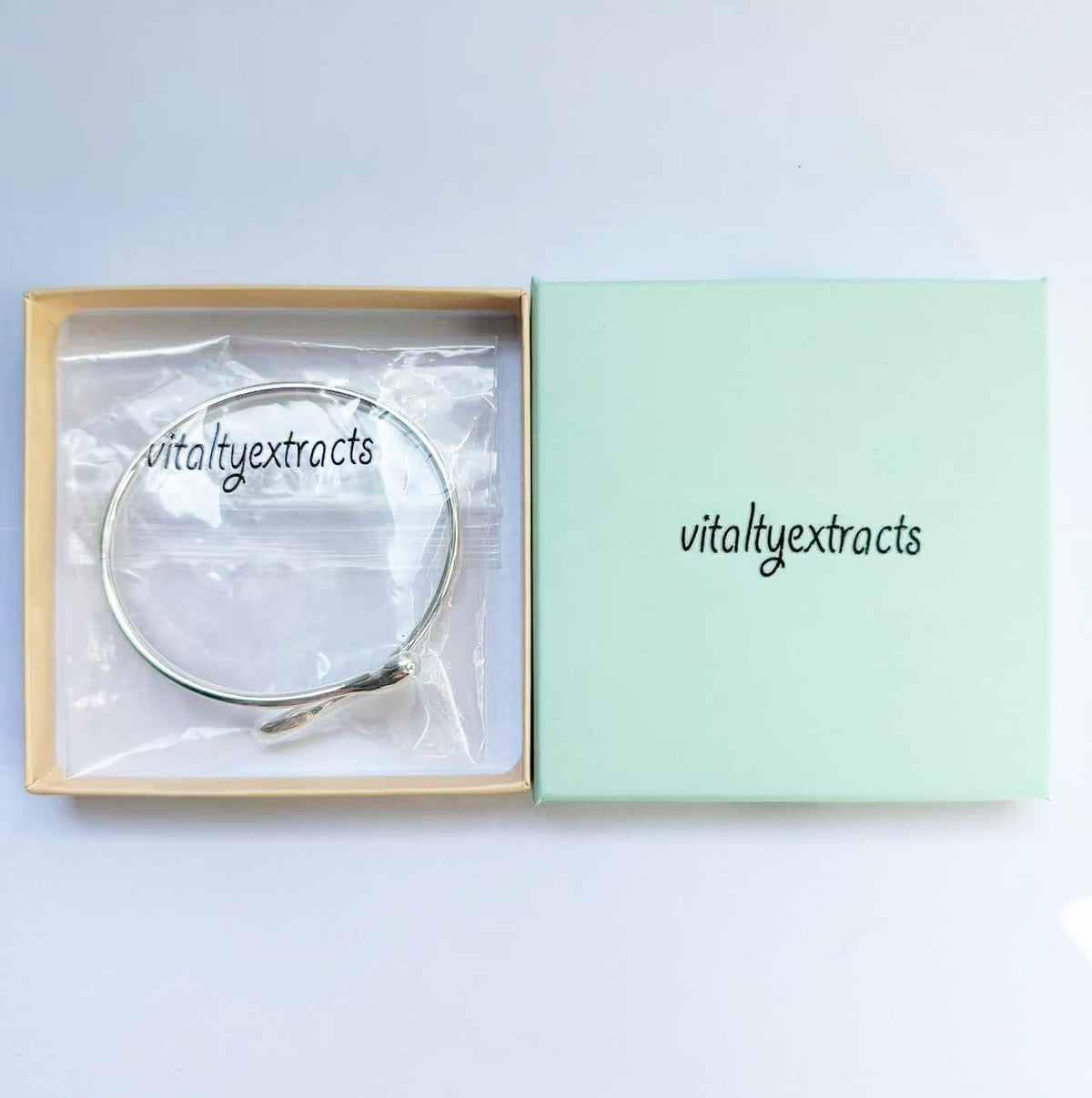 Vitaltyextracts Silver Plated Bracelet Shining Bangle Bracelets (Silver)