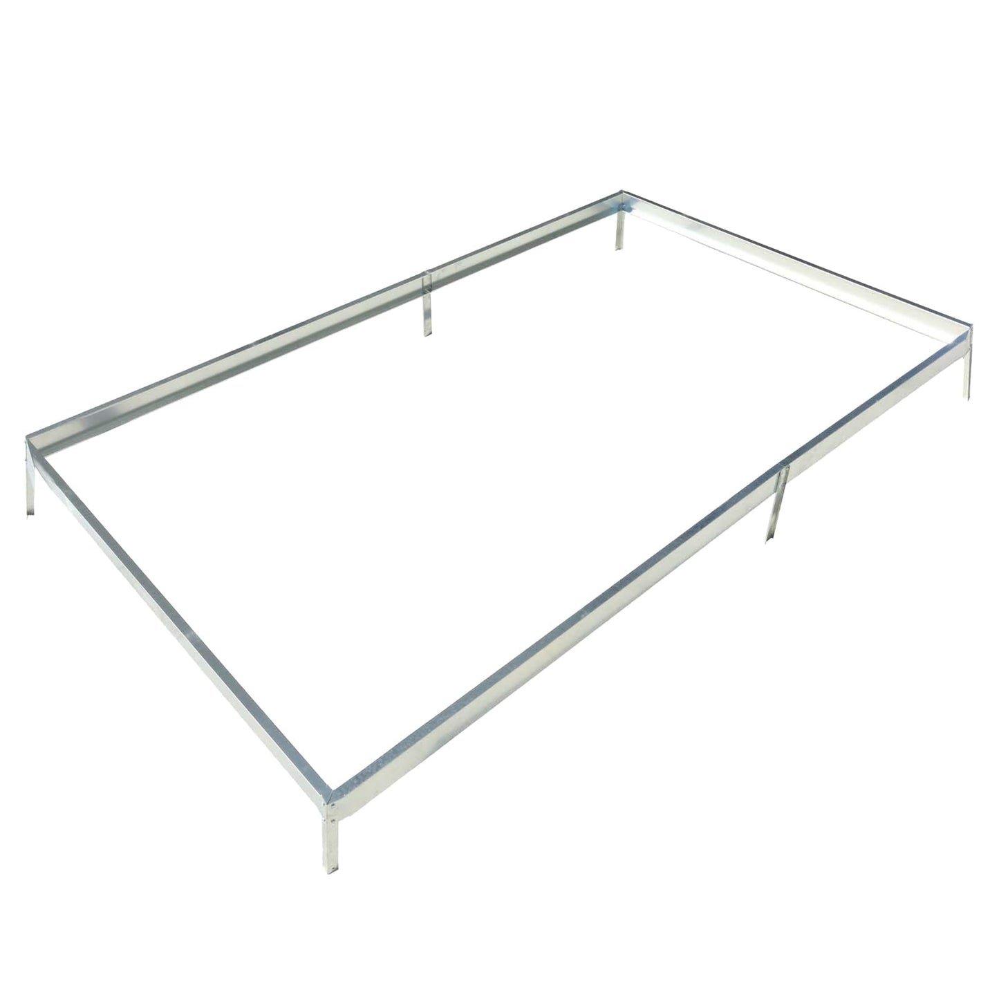 KEIKI 6.3x10.2FT Polycarbonate Greenhouse Walk-in Heavy Duty Outdoor with Aluminum Frame, Clear Panels, Rain Gutter, Adjustable Vent, Sliding Door for Backyard Nursery, UV Safe, Silver