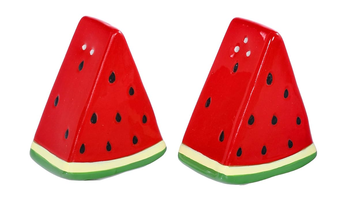 The Bridge Collection Watermelon Salt and Pepper Shaker Set for Summer