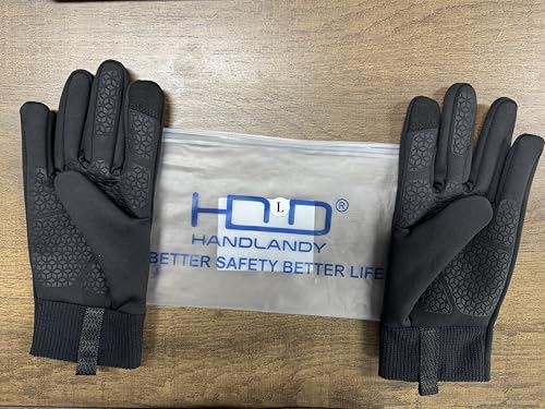 HANDLANDY Gardening Gloves for Women, Utility Goatskin Leather Safety Work Gloves Breathable Ladies Leather Garden Yard Gloves, Best Gift for Gardeners, Large