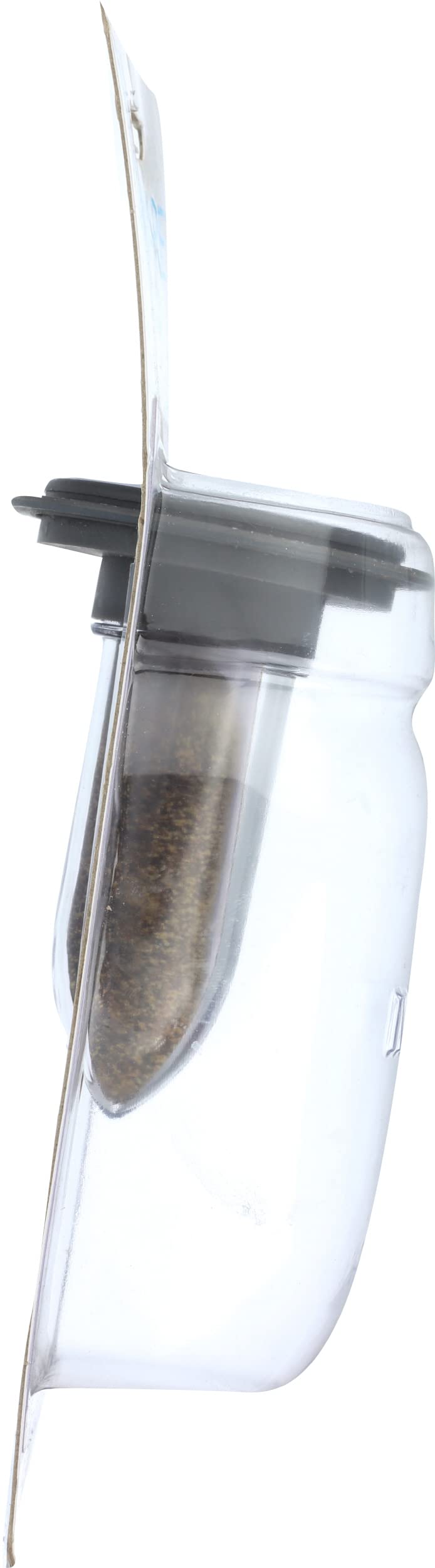 Jarware Salt and Pepper Shaker for Regular Mouth Mason Jars, Grey