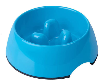 SuperDesign Slow Feeder Dog Bowls Cat Bowls- Anti-Gulping Puppy Slow Feeder Bowl for Dry Wet Raw Food Non-Slip Slow Feeder for Small Medium Large Breed