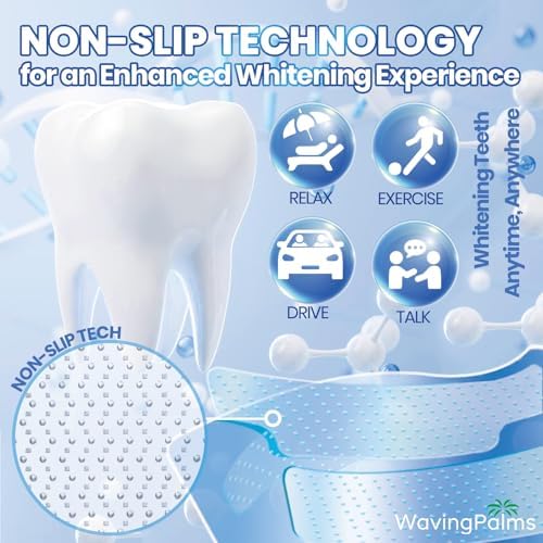 Teeth Whitening Strips for Sensitive Teeth: 42 Strips (21 Treatments) Professional Whitening Kit