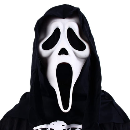 Halloween Mask Natural Latex Scary Skull Mask Horror Full Head Masque Halloween Party Costume Cosplay Props
