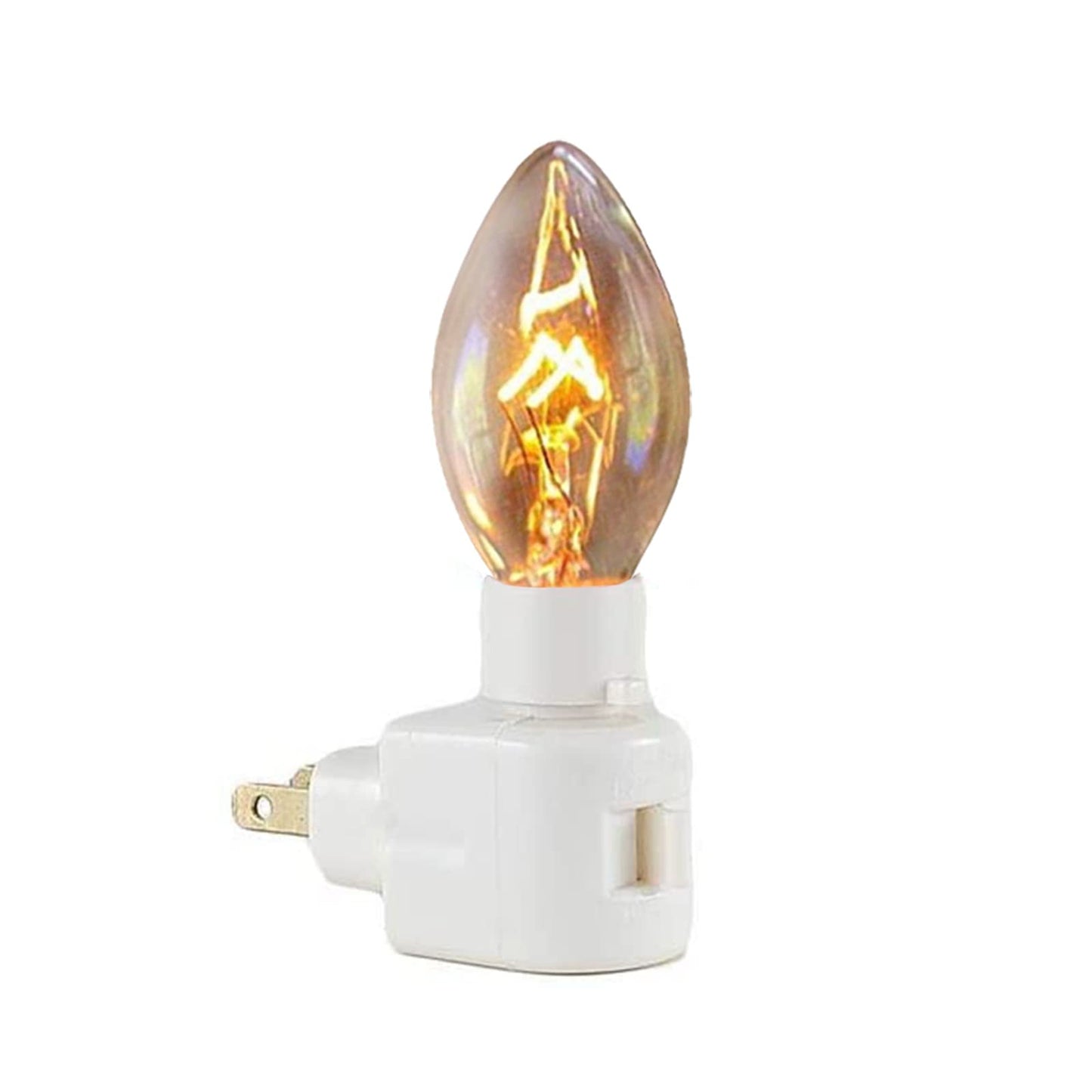 SUNSGNE 25 Pack Clear Replacement Bulbs Night Light Bulbs, C7 Clear Christmas Incandescent Light Bulbs for Night Light Salt Lamp Outdoor Patio String Light, E12/C7 Candelabra Base, 120 Volt, 5 Watt