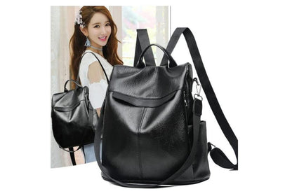 shepretty Zaino Donna antifurto Borsa Tracolla Zainetto Viaggio Daypack,0999-b