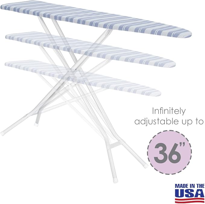 Full Size Ironing Board Made in USA – Blue Stripe by Seymour Home Products 4
