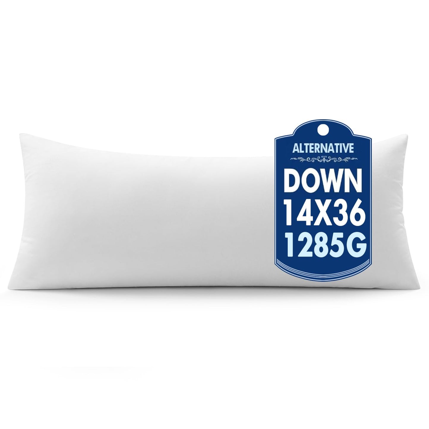 MIULEE 24x24 Down Alternative Pillow Insert Euro Decorative Throw Pillow 24 x 24 Inch Body Bed Sleeping Ultra Soft Fluffy Form for Sofa Couch Bed