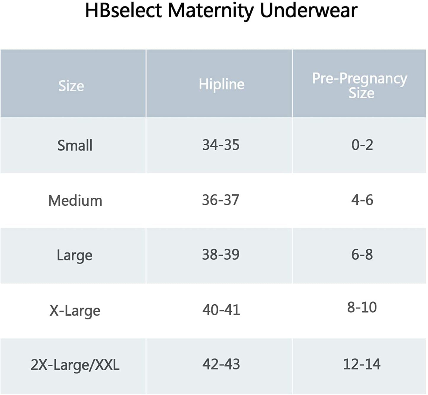 HBselect 6 Pack Womens Maternity Knickers Cotton Pregnancy Panties Under Bump Maternity Underwear