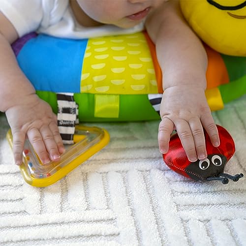 Baby Einstein, Cal-a-Pillow, Tummy Time Activity Pillow, Multisensory, Cal The Caterpillar, Ages 0+ Months