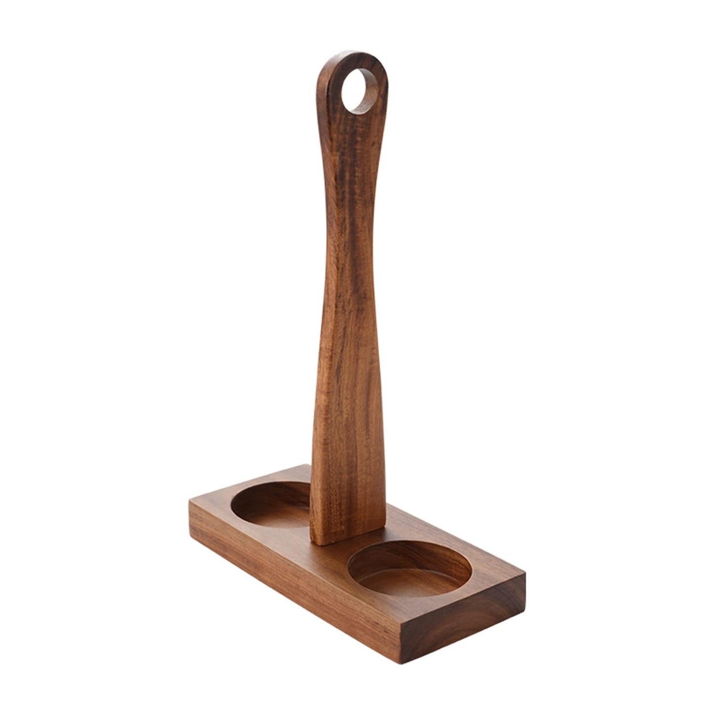 Ninefish Wooden Salt and Pepper Grinder Kit,Wood pepper mill,8-inch manual Teak Wooden Salt and Pepper Shakers, Pepper and salt grinders are combined with Wooden Stand Holder Tray and Wooden Spoon