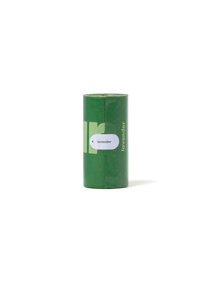 Earth Rated Poop Bags for Dogs Guaranteed Leak Proof and Extra Thick Waste Bag Refill Rolls, Lavender Scented, 120 Bags