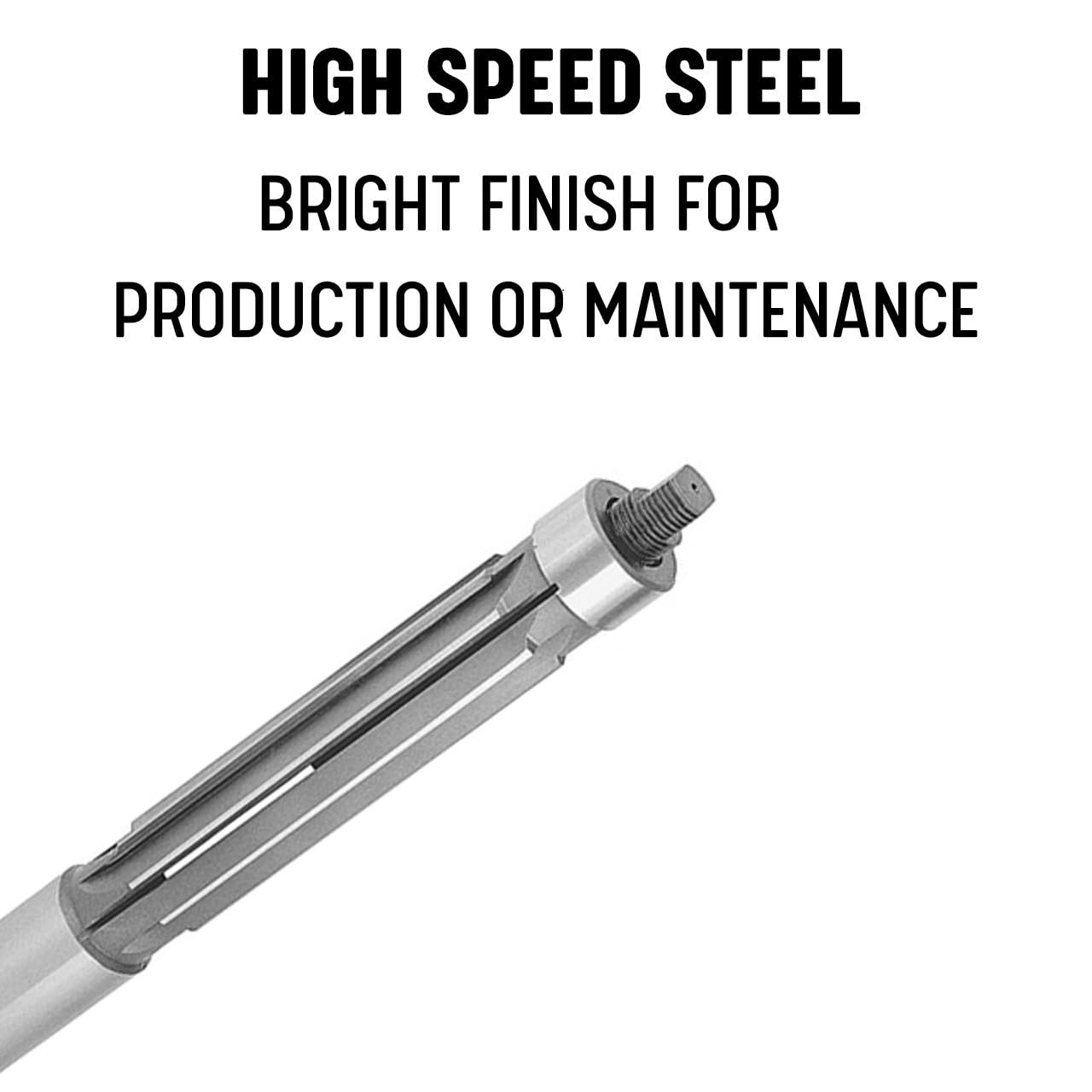 Drill America 1-1/2" High Speed Steel Taper Shank Machine Expansion Reamer, DWR Series