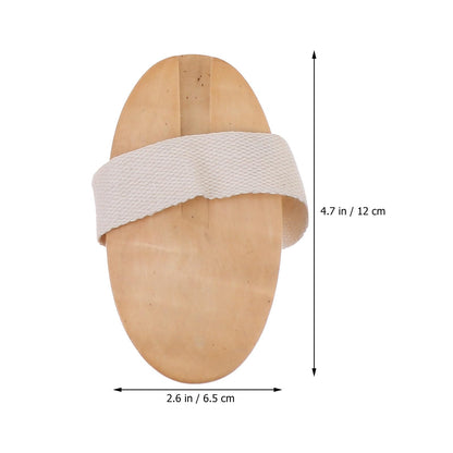OSOLADY Natural Bath Brush Set with Long Handles Exfoliating Scrub Brush Foot Pumice for Hard Skin Callus Removal Household Shower Kit for Travel and Daily Use