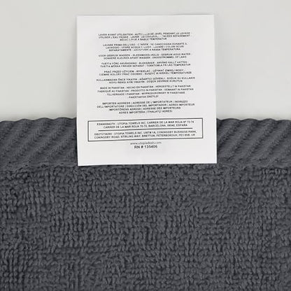 Utopia Towels - Premium Hand Towels - 100% Combed Ring Spun Cotton, Ultra Soft and Highly Absorbent, Extra Large Thick Hand towels 41 x 71 cm, Hotel & Spa Quality Hand Towels (6-Pack) (Grey)
