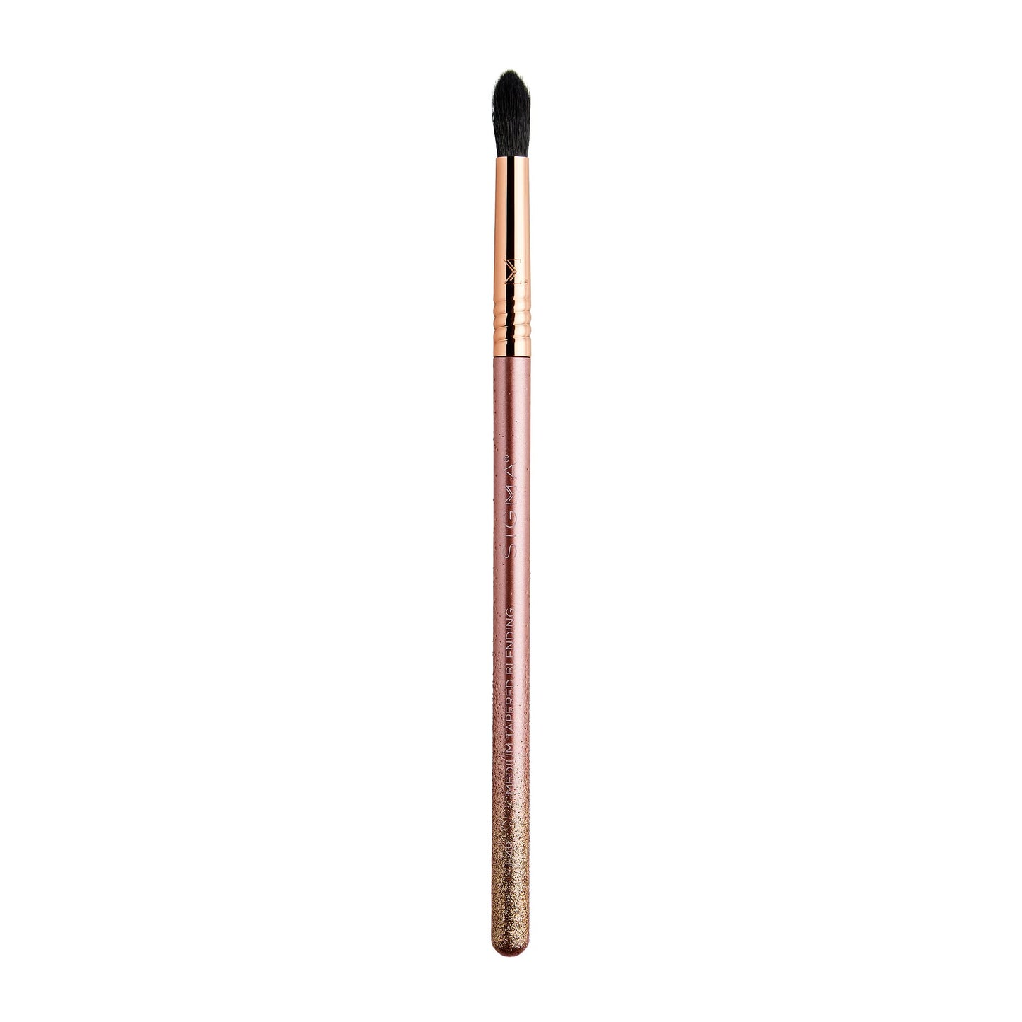 Sigma Beauty Glam ‘N Glow Mini Eye Makeup Brush Set – Set of 3 Eye Makeup Brushes for Blending, Shading, Lining, and Smudging, Includes Stylish Black Small Makeup Bag (4 Pcs)