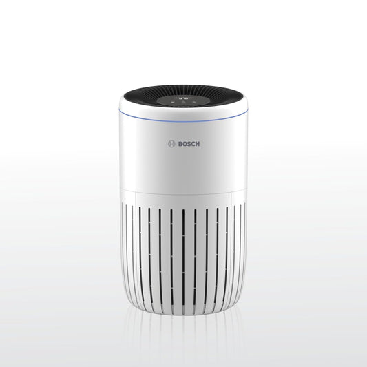 BOSCH Air Purifier for Home (Covers, 810-sq ft), 3-in-1 Filter for Pollen, Smoke, Dust, Dander, Outdoor Pollution, Odors, ENERGY STAR, Air 2000, White