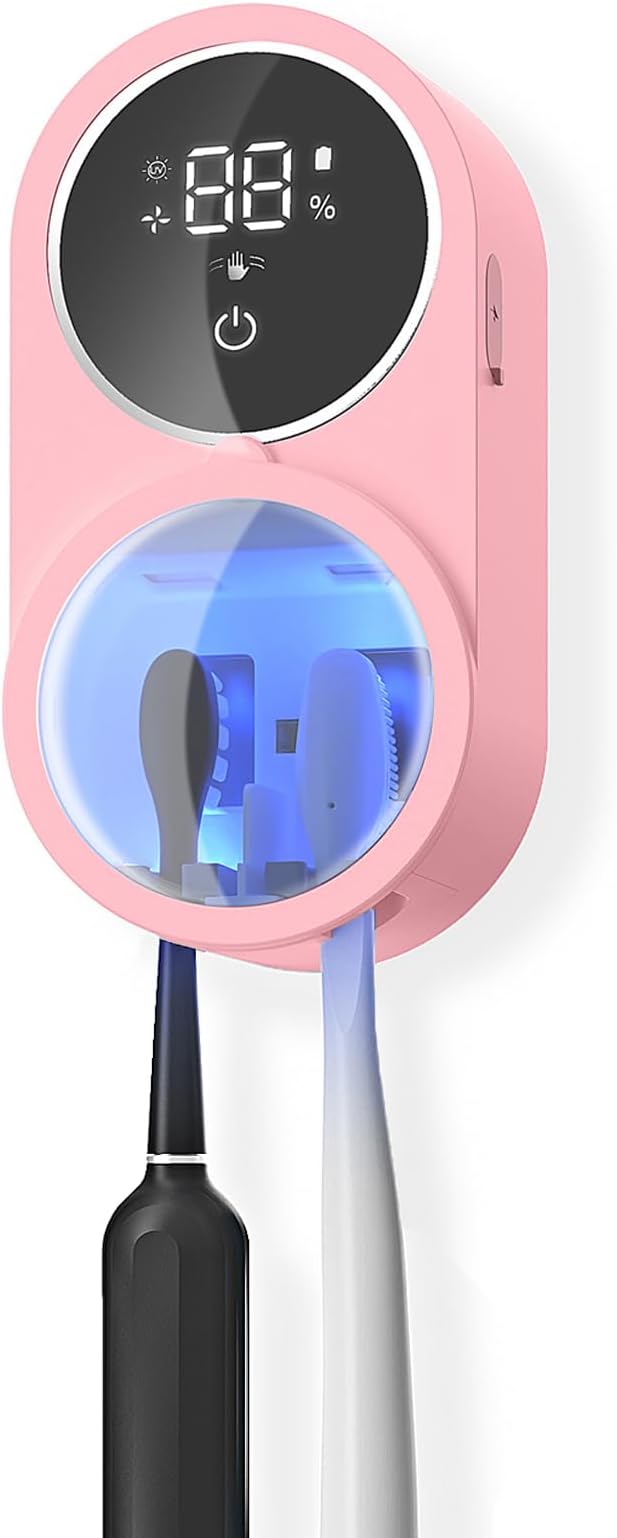 Toothbrush Holder and Cleaner Razor Holder/Dryer Light Cleaning and Air Drying