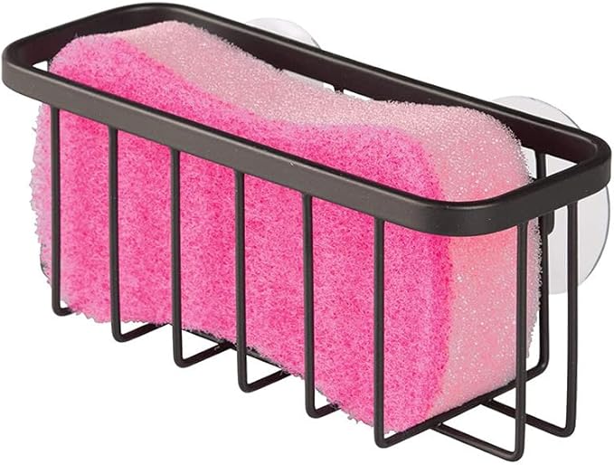 JANE'S CUTIE Kitchen Sink Sponge Holder, Kitchen Sink Sponge Rack, Sink Box