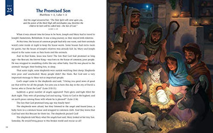 The Advent Storybook: 25 Bible Stories Showing Why Jesus Came (Bible Storybook Series)