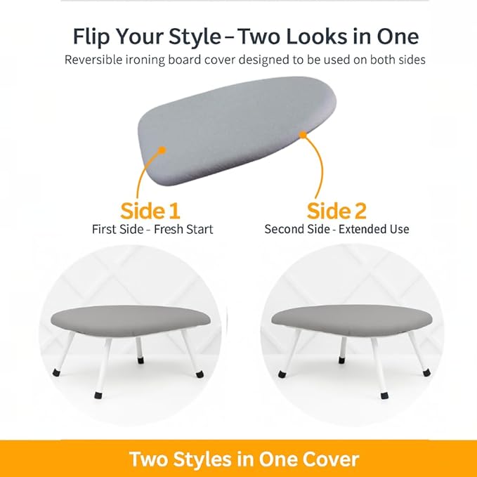 SAVUK 12 X 30 inch Smart Table Top Ironing Board Cover and Pad