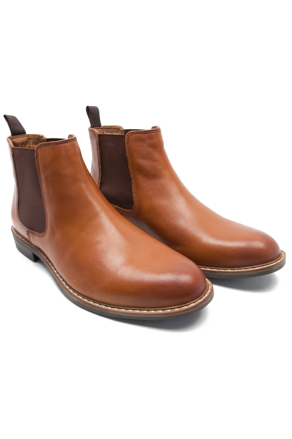 Thomas Crick Men's 'Bateman' Formal Chelsea Boots, Classic, Comfortable and Stylish Boots for Any Occasion, Made with Leather (Black/Black Suede/Tan Suede/Tan)