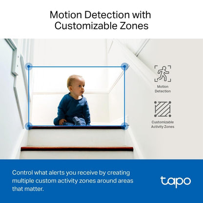 Tapo C230 3K 5MP Indoor Camera, Smart AI Detections - Person Pet Baby Cry, Pan/Tilt 360° View, Security Carmera No Monthly Fee, Enhanced Night Vision, Two-way Audio, Works with Alexa & Google