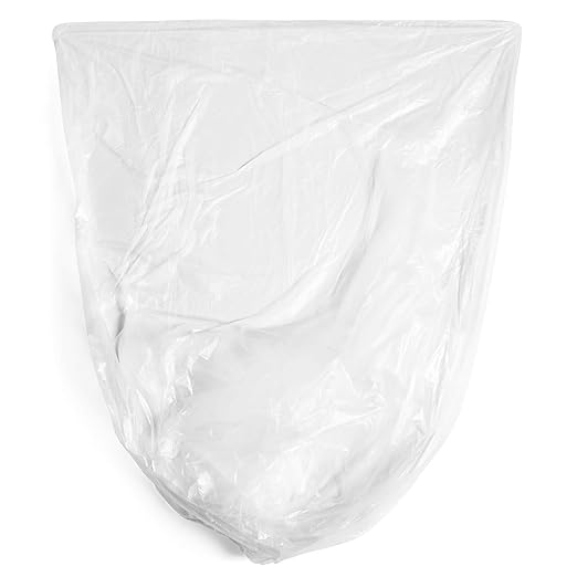 Aluf Plastics 45 Gallon Clear Trash Bags 40" x 48"