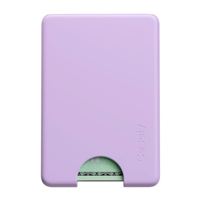 Casely MagWallet | Starfish Wishes | Coral Pink Shimmer | Slim Wallet Card Holder | Compatible with MagSafe | Soft-Touch Hard Silicone | Holds Up to 3 Cards