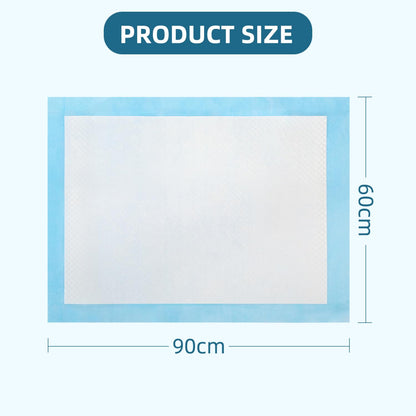 Nobleza Puppy Pads 50 Pack 90x60cm, Super Absorbent Pet Dog Puppy Training Pads Large, Leak-Proof 5 Layers Pet Pee Pad Mats, Dog Toilet Wee Pad, Disposable Incontinence Dogs Potty Training Mats