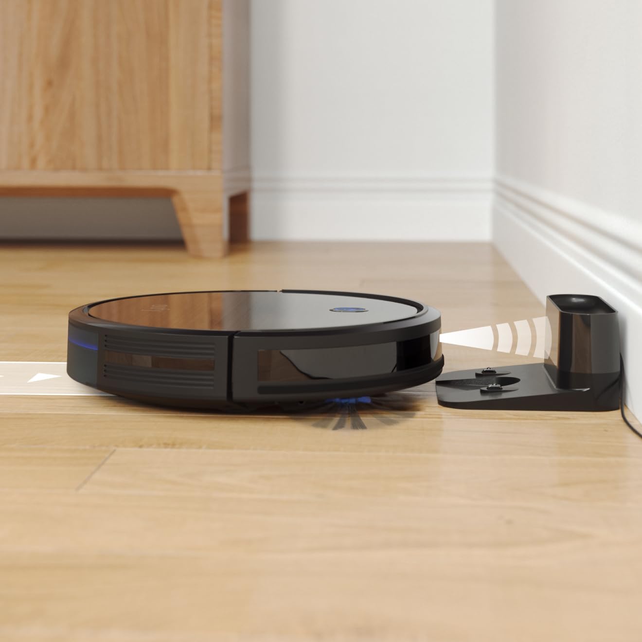 eufy Robot Vacuum Omni C20, Robot Vacuum and Mop Combo, All-in-One Station, Auto Mop Washing and Auto Drying for Hands-Free Cleaning, 7000 Pa Powerful Suction, Self Emptying, 3.35-Inch Design