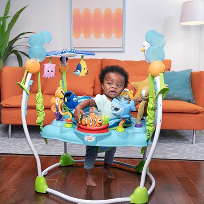 Bright Starts, Disney Baby, Finding Nemo Sea of Activities Jumper, Activity Centre with 13 Activities, Lights, Music and Ocean Sounds, Adjustable Height, 360° Rotation, Ages 6 Months +