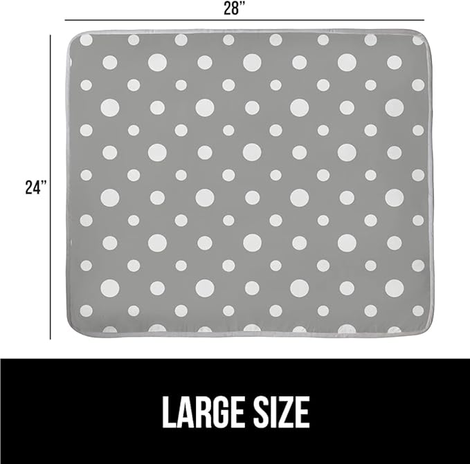 GORILLA GRIP Ironing Mat, Portable Iron Pad, Magnetic Cover