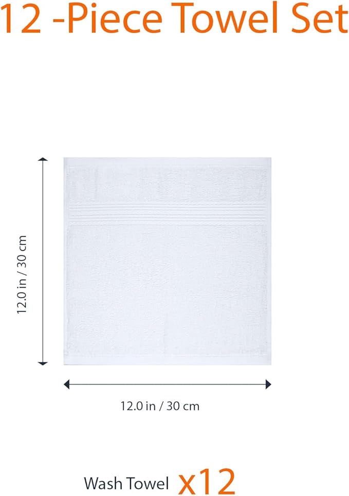 Amazon Basics Cotton Washcloths