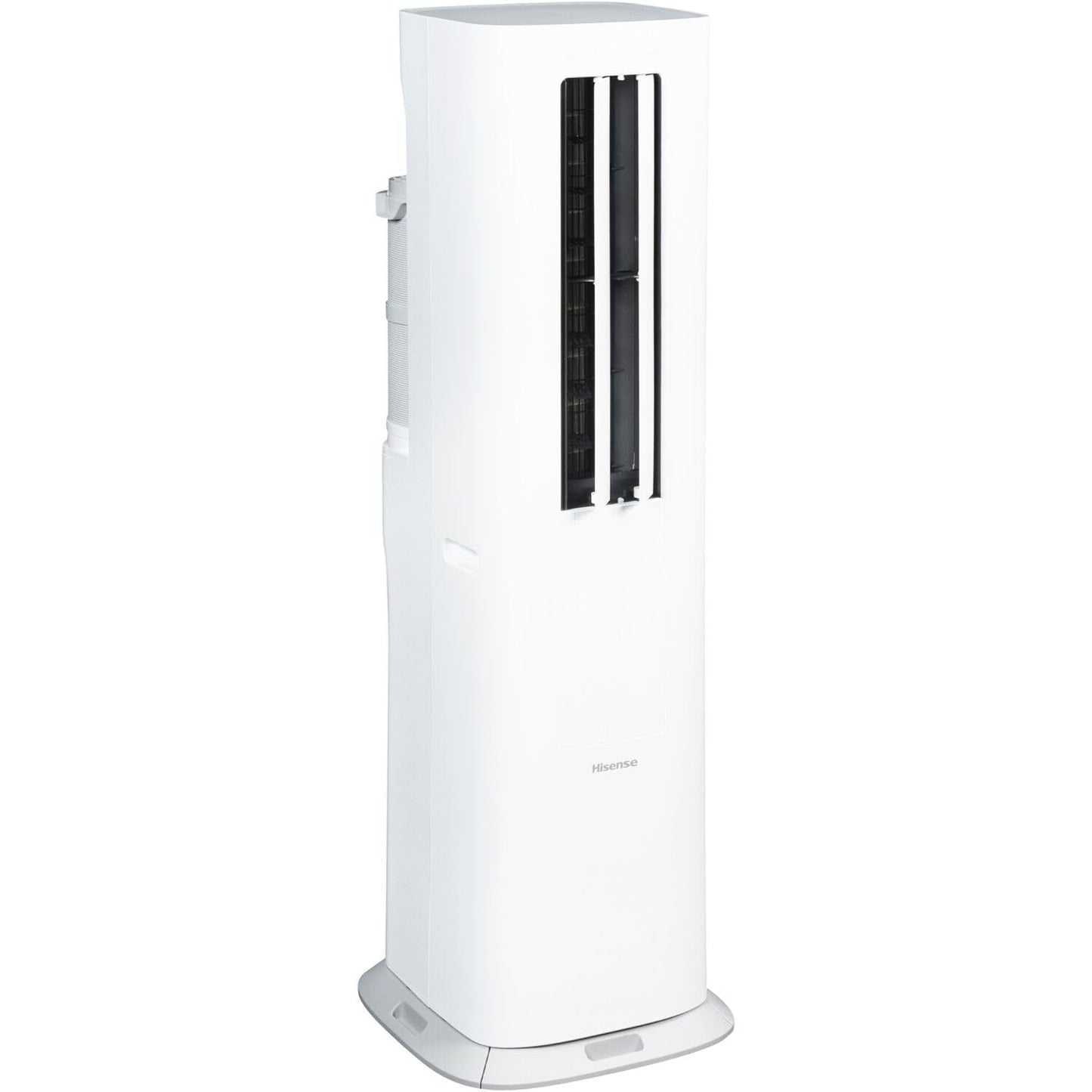 Hisense 8,000 BTU Portable Inverter Air Conditioner with Dehumidifier, Quiet Operation & Dual Hose Design, AC Heater Combo Unit for Room in White