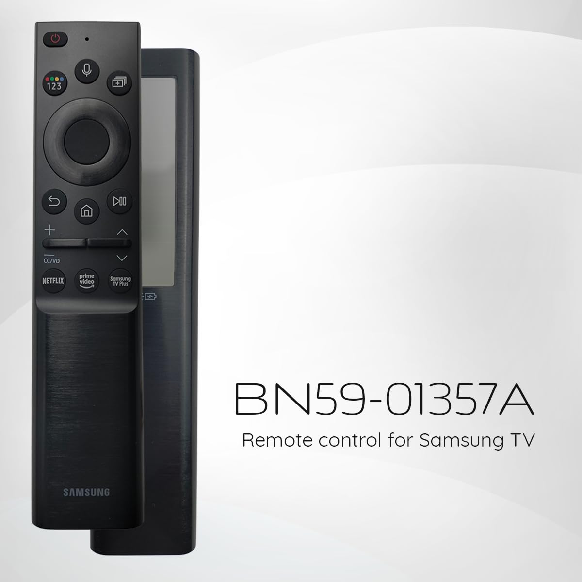 Ceybo Original Solar Voice Remote Control Replacement with YouTube Netflix Shortcut for Samsung Smart TVs, Compatible with Neo QLED 8K, QLED (BN59-01480A)