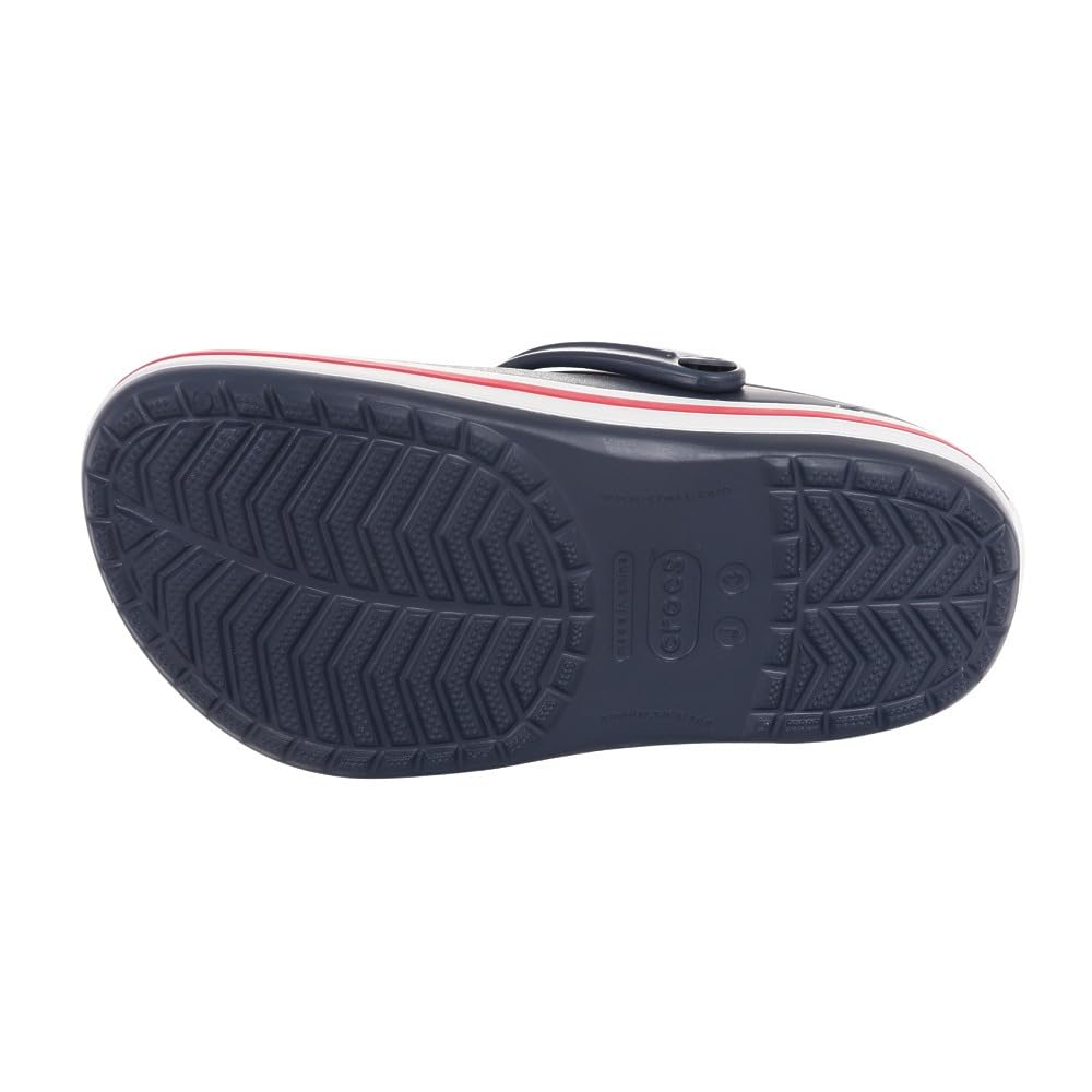 Crocs Unisex Kids Crocband K Clogs, Navy Red, 6 UK
