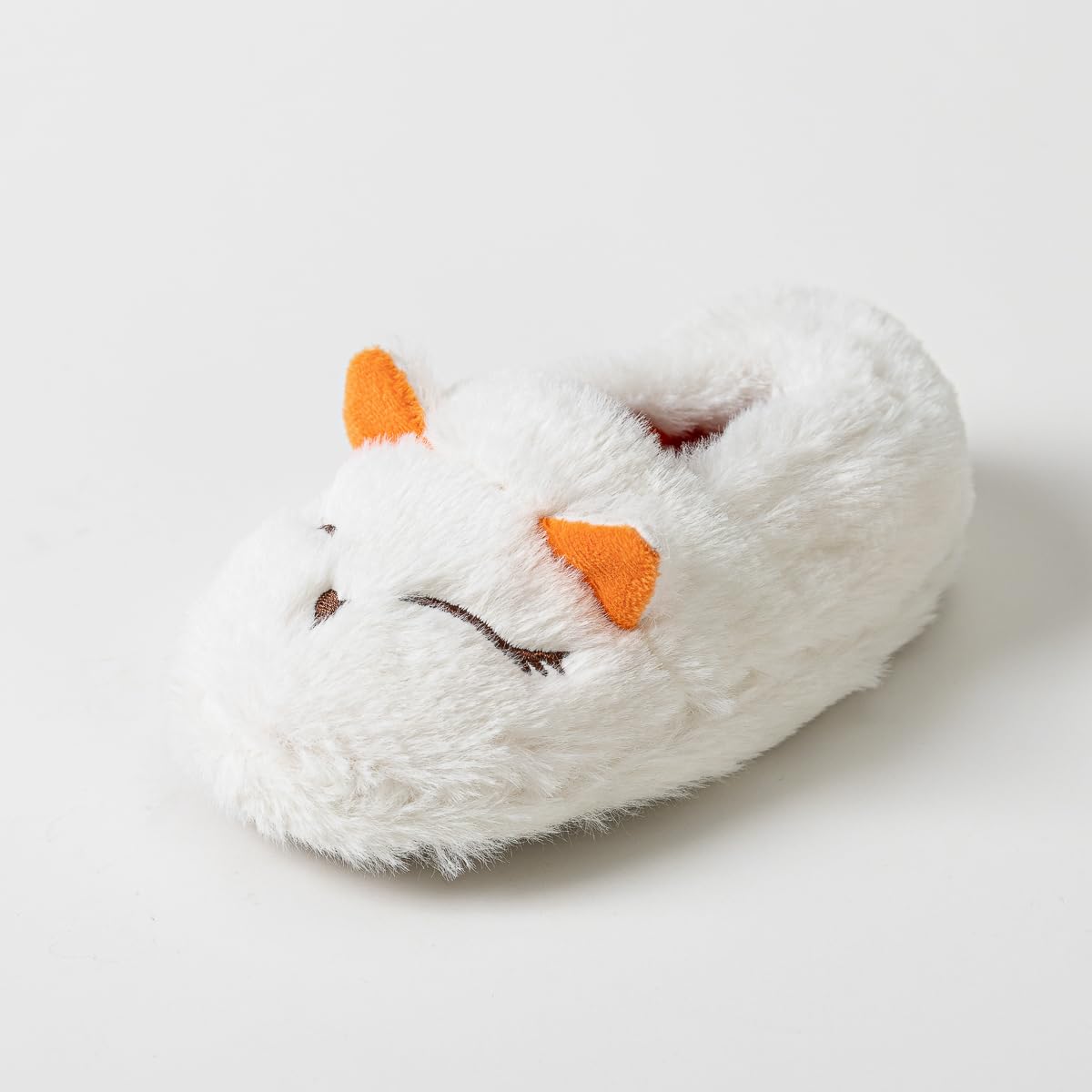 LZSYC Girls Cute White Fox Warm Slipper Indoor,US5-6