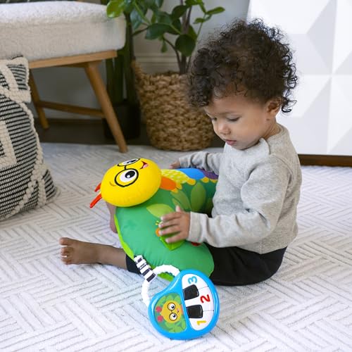 Baby Einstein, Cal-a-Pillow, Tummy Time Activity Pillow, Multisensory, Cal The Caterpillar, Ages 0+ Months