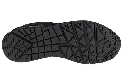Skechers Women's Uno Stand on Air Sneaker, Black, 7 UK