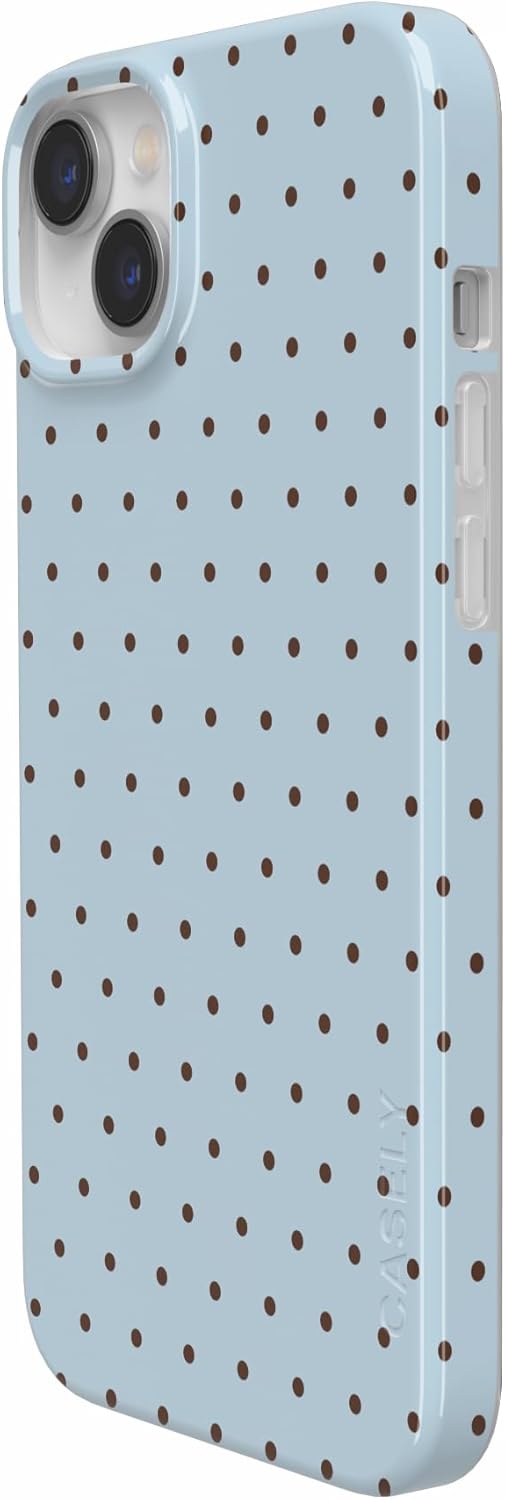 Casely iPhone 14 Case | Fit Check | Neutral Checkerboard | Compatible with MagSafe | Classic Ultra Slim Design