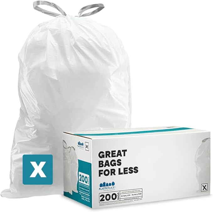 Plasticplace Custom Fit Trash Bags, Compatible