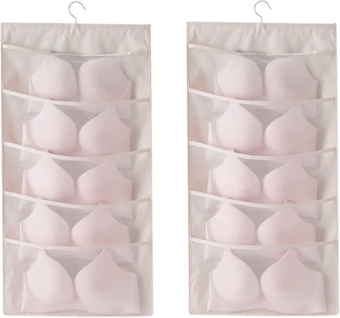 Bseash Enlarged Closet Hanging Bra Organizer