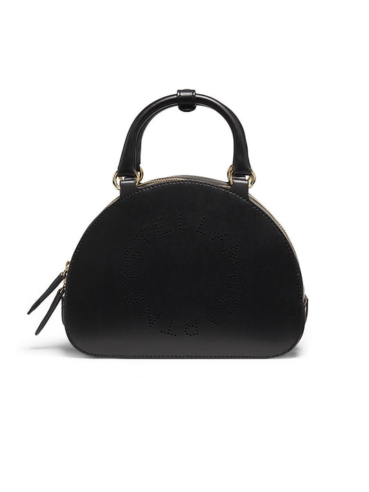 Stella McCartney, Alter Mat Faux-Leather Top-Handle Bag, Black
