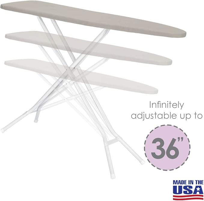 Full Size Ironing Board Made in USA – Space Gray by Seymour Home Products 4