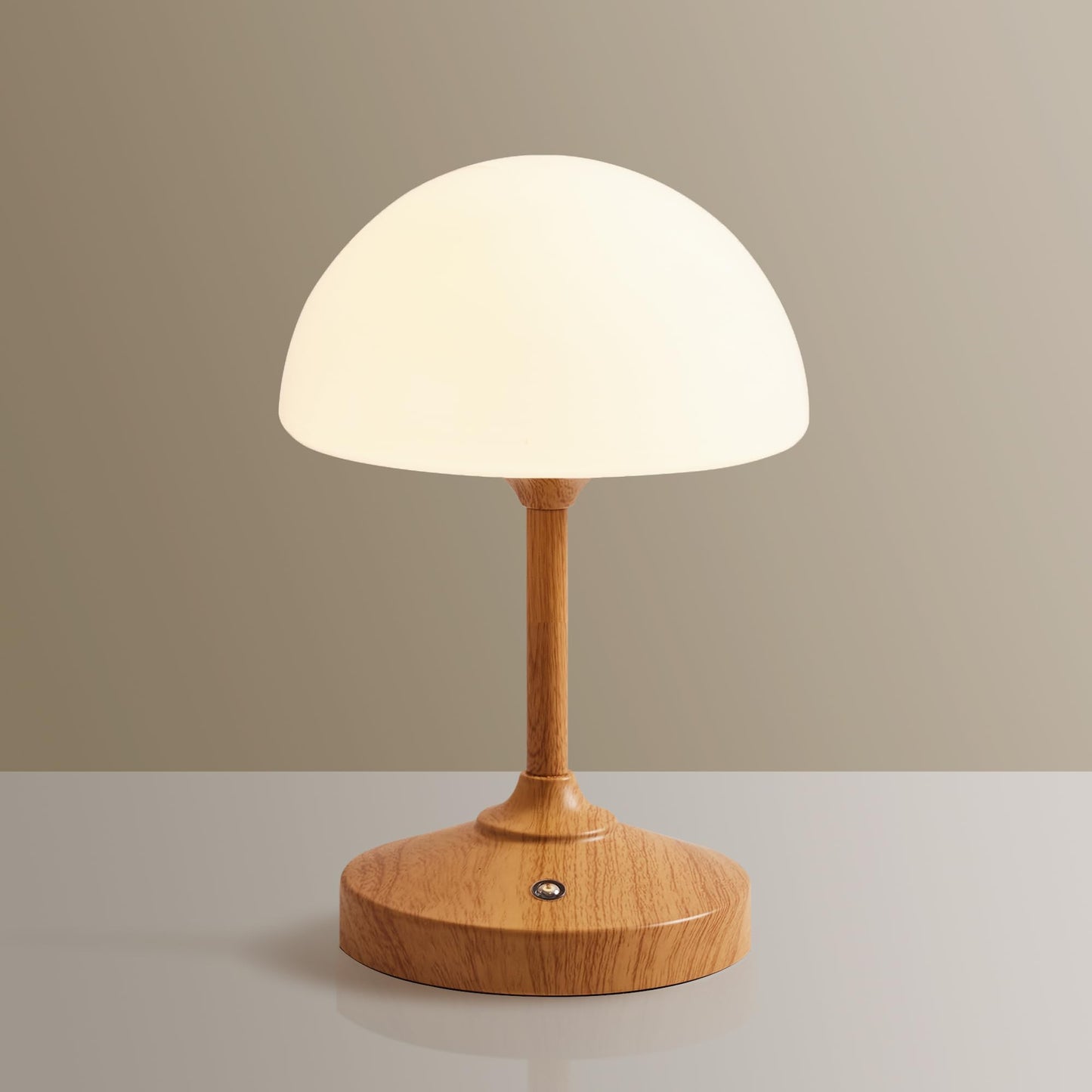 Dawnwake Mushroom Lamp Cordless Lamp Table Lamp,Outdoor Waterproof Shower Lamps,5000mAh Rechargeble Battery Operated Dimmable Touch Desk Lamps,LED Night Light for Bathroom Patio Camping Restaurant